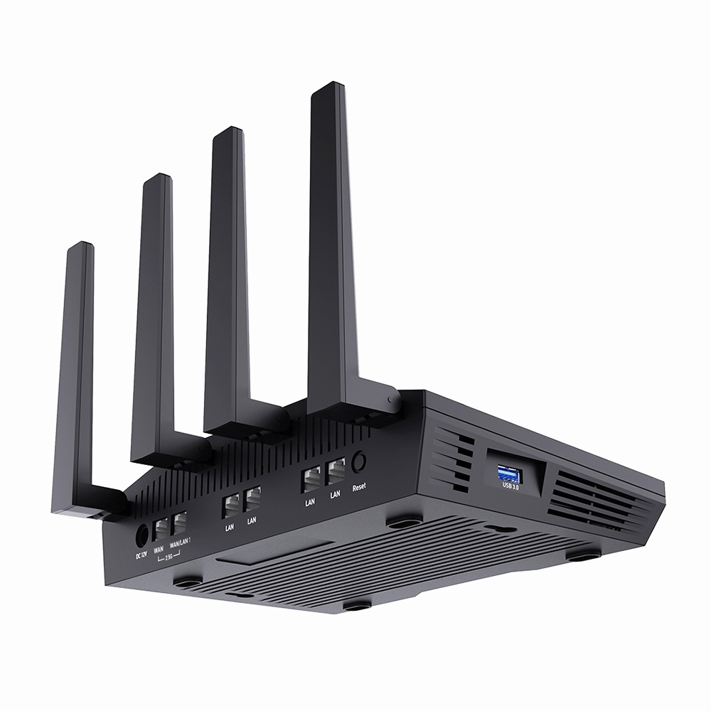Бездротовий маршрутизатор GL.iNet Flint 2 (GL-MT6000) Wi-Fi 6 OpenWRT VPN