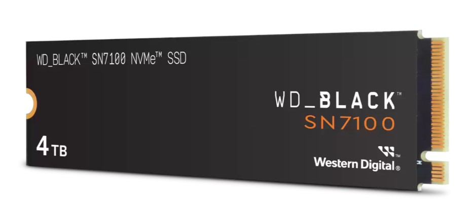 SSD накопичувач WD Black SN7100 4TB (WDS400T4X0E) M.2 PCIe 4.0 x4 (up to 7000/6700 MB/s)