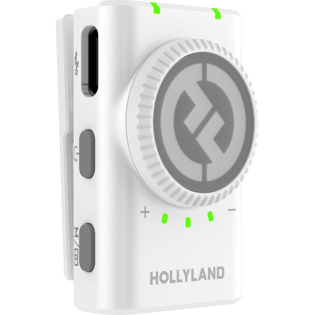 Мікрофонна радіосистема для камери, для смартфона Hollyland Lark M2 Combo Ivory White