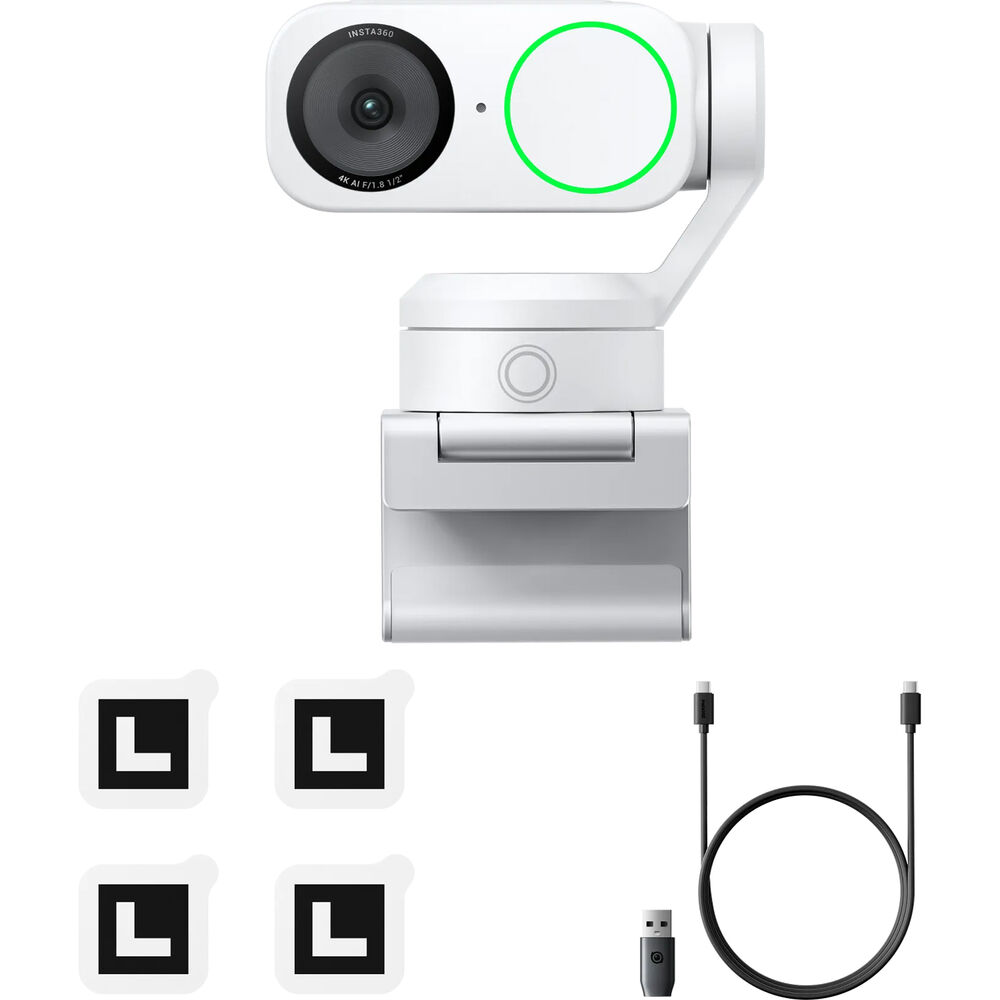 Веб-камера Insta360 Link 2 White (CINSABNB/W)