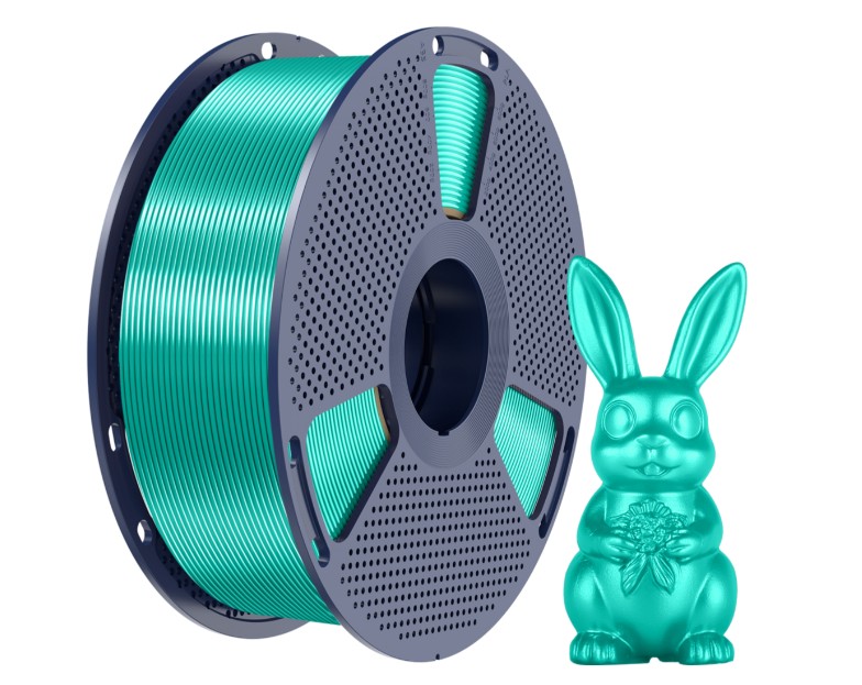Філамент SUNLU Silk PLA+ 1,75mm 1kg (04550402Z) Green (Шовковий зелений)