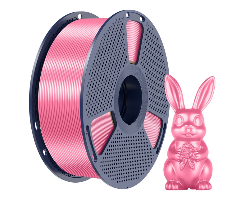 Філамент SUNLU Silk PLA+ 1,75mm 1kg (04741025Z) Pink (Шовковий рожевий)