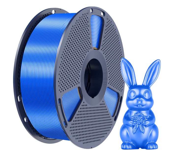 Філамент SUNLU Silk PLA+ 1,75mm 1kg (04550326Z) Blue (Шовковий синій)