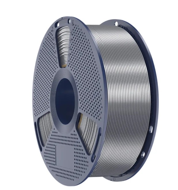 Філамент SUNLU Silk PLA+ 1,75mm 1kg (06850406Z) Grey (Шовковий сірий)