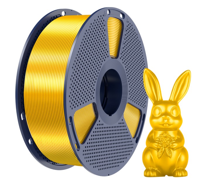 Філамент SUNLU Silk PLA+ 1,75mm 1kg (04750320Z) Light Gold (Шовковий світло-золотий)