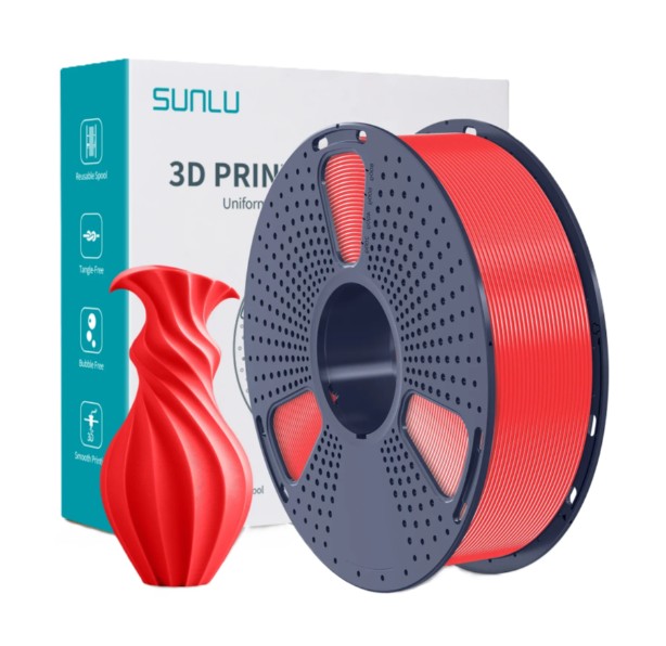 Філамент SUNLU PLA 1,75mm 1kg (01741224Z) Red (Червоний)