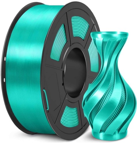 Філамент SUNLU Silk PLA+ 1,75mm 1kg (04550402Z) Green (Шовковий зелений)
