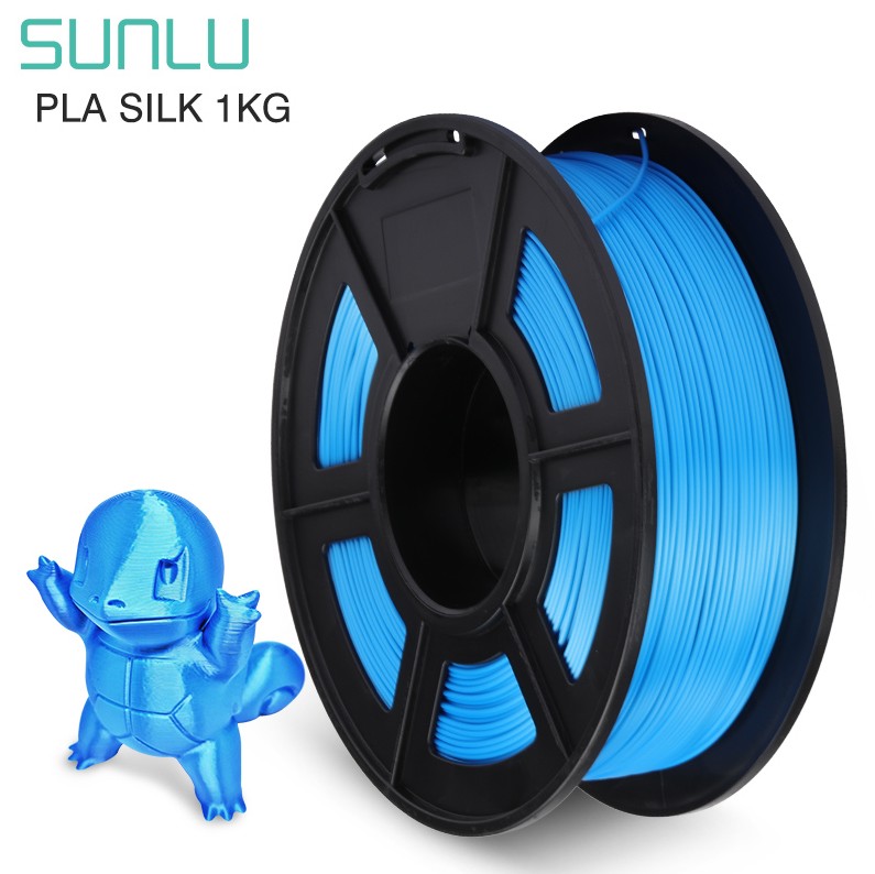 Філамент SUNLU Silk PLA+ 1,75mm 1kg (04550326Z) Blue (Шовковий синій)