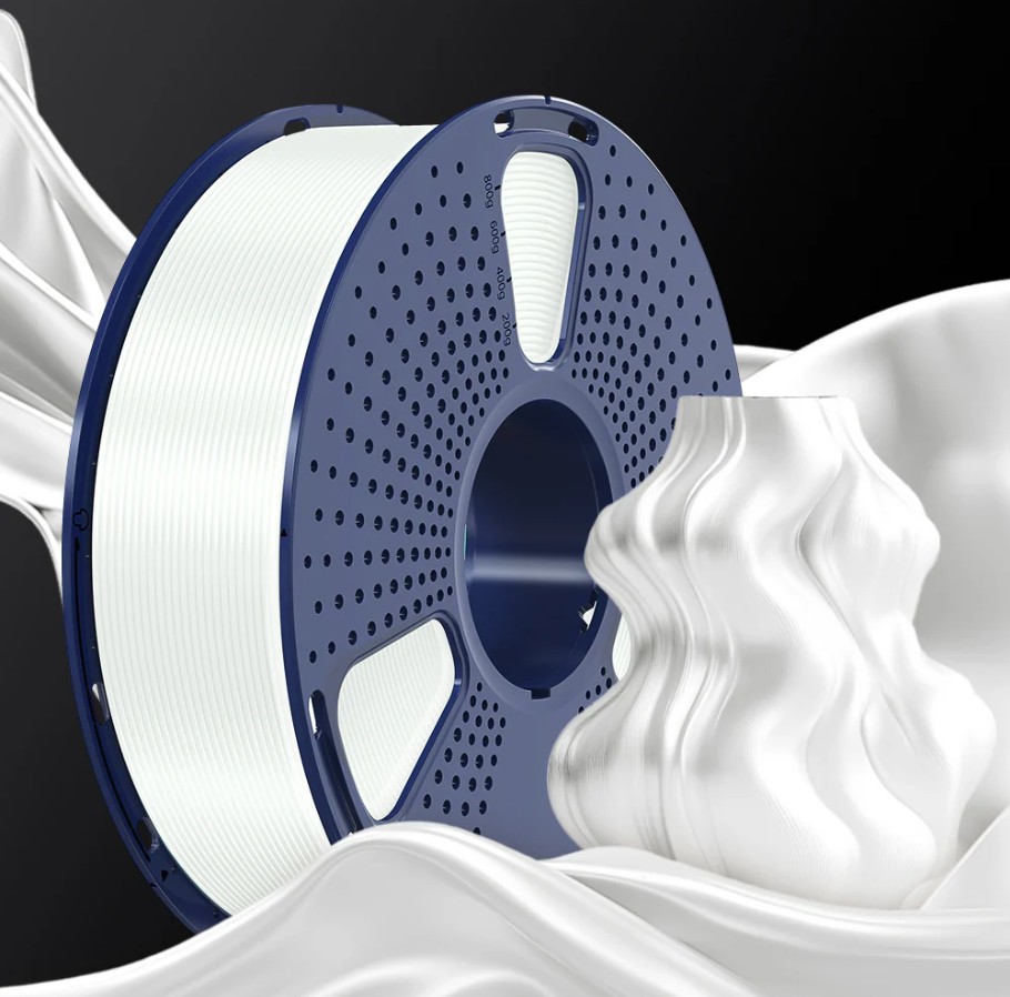 Філамент SUNLU Silk PLA+ 1,75mm 1kg (04150403Z) White (Білий)