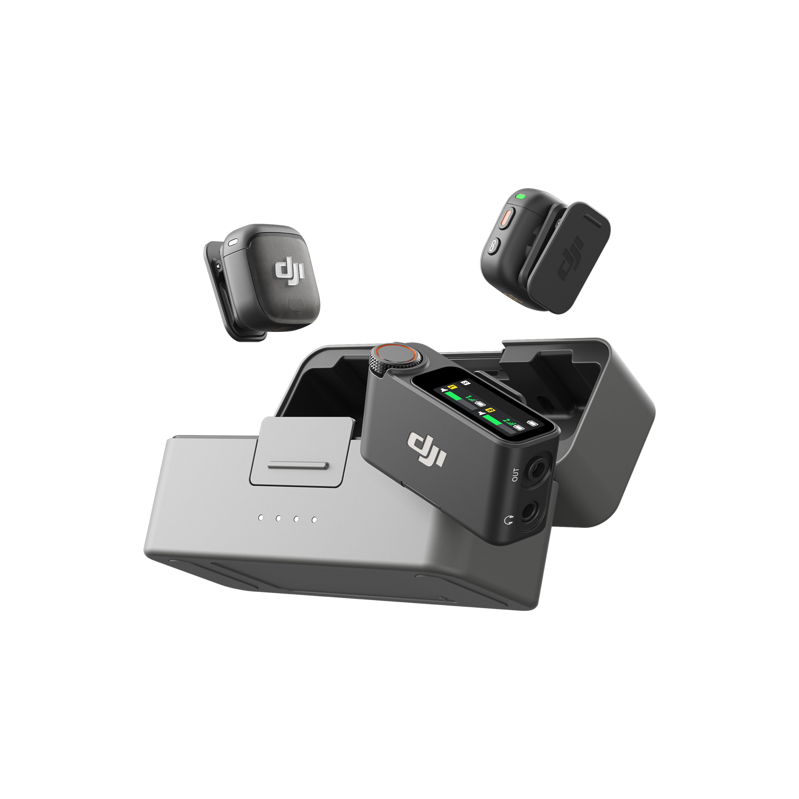 Мікрофонна радіосистема для камери, для смартфона DJI MIC 3 2TX + 1RX + Charging Case (CP.RN.00000480.01)