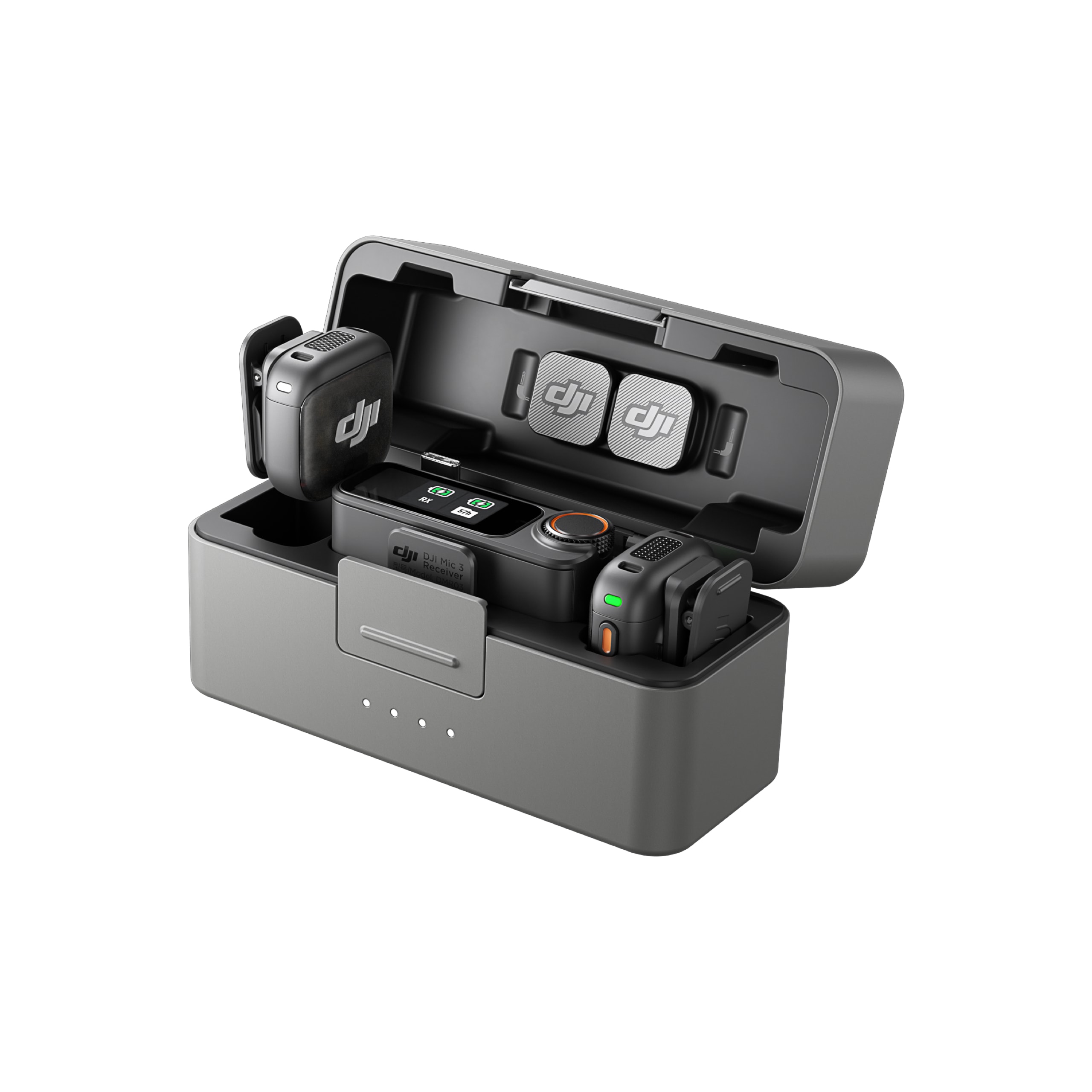 Мікрофонна радіосистема для камери, для смартфона DJI MIC 3 2TX + 1RX + Charging Case (CP.RN.00000480.01)