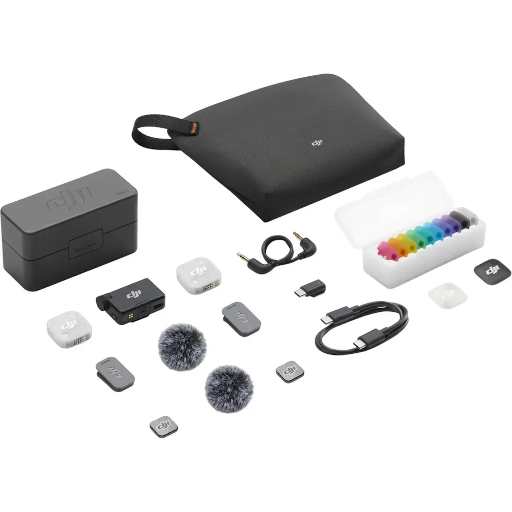 Мікрофонна радіосистема для фотокамери, для смартфона DJI Mic Mini 2 2TX + 1RX + Charging Case (CP.RN.00000529.01)