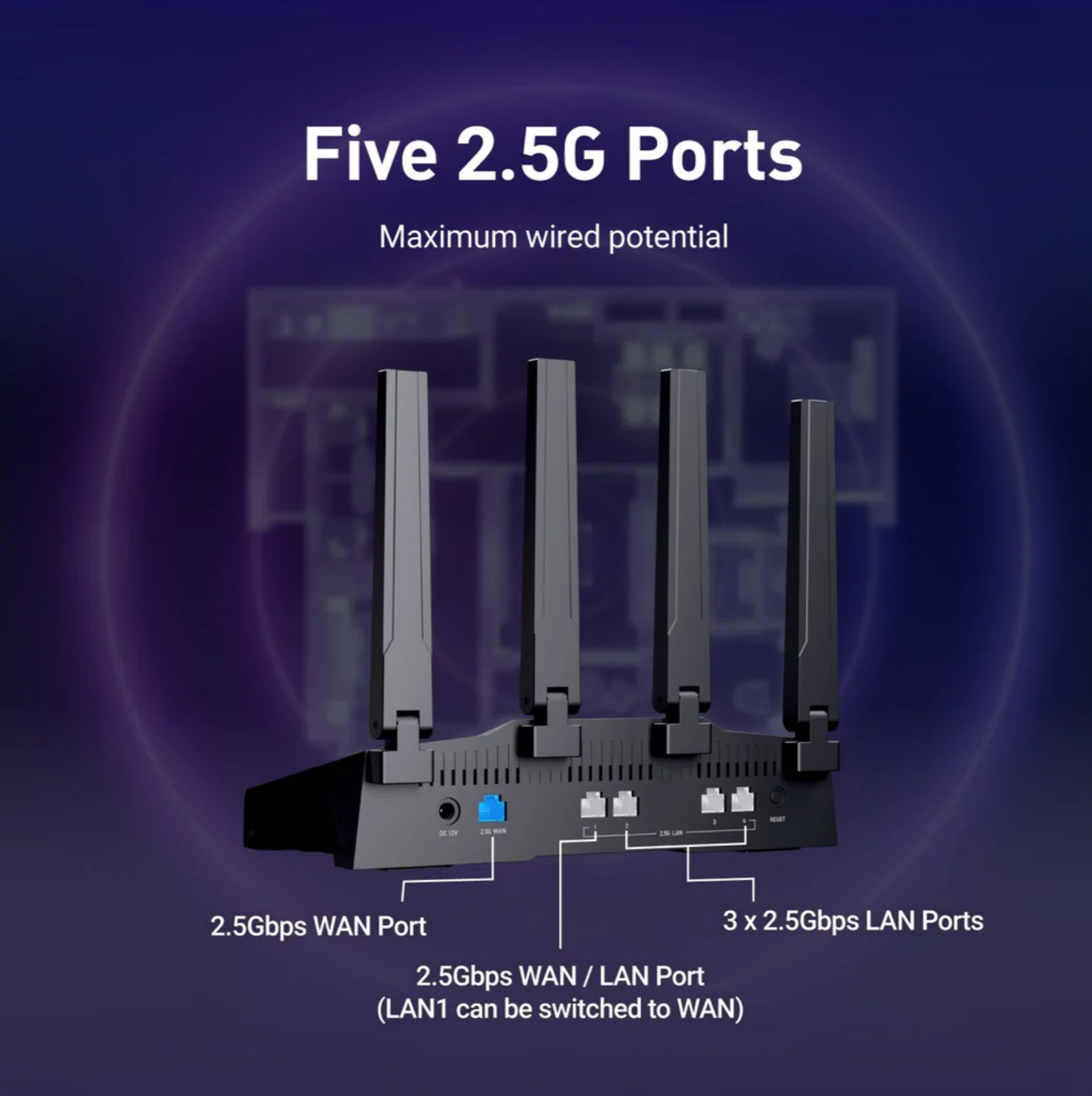 Wi-Fi-маршрутизатор GL.iNet Flint 3 (GL-BE9300)