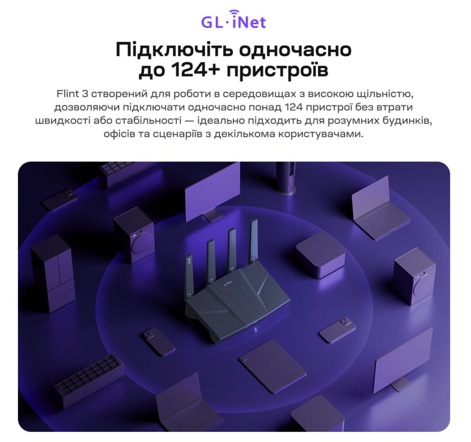Wi-Fi-маршрутизатор GL.iNet Flint 3 (GL-BE9300)