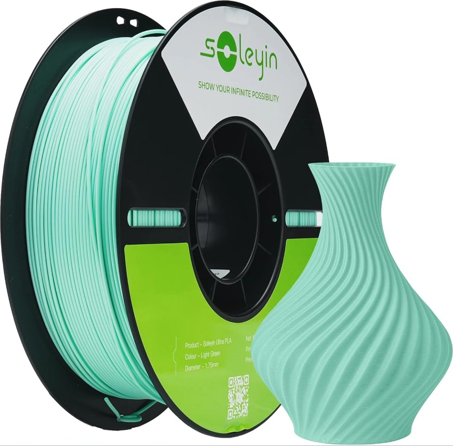 Філамент Creality Soleyin Ultra PLA 1,75mm 1kg Light Green (Світло-зелений)/ 3301010603