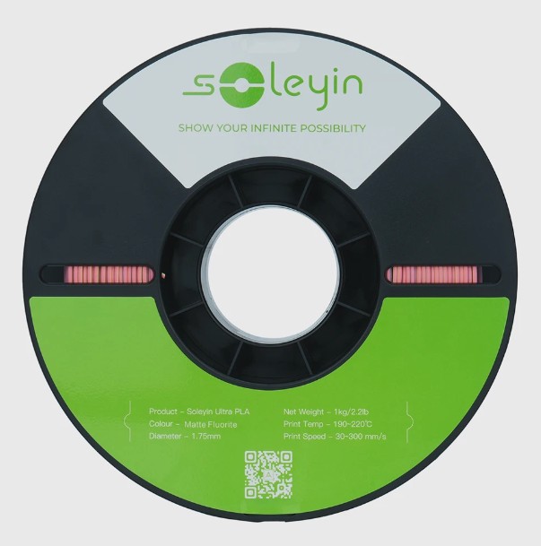 Філамент для 3D-друку Creality Soleyin Ultra PLA Matte Fluorite 1.75 мм 1 кг (Флюорит, трикольоровий матовий)/ 3301010515